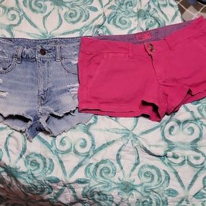 2 American Eagle Shorts Size 6